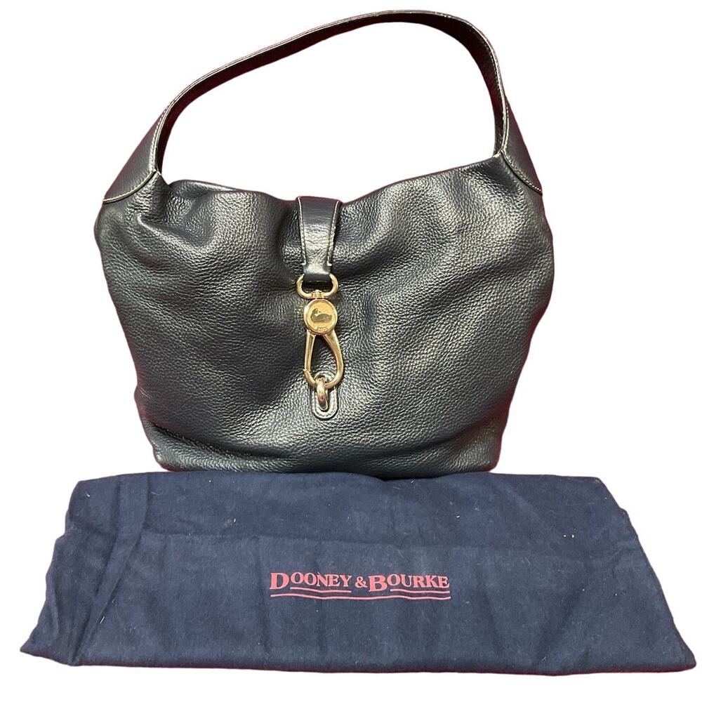 Dooney & Bourke Blue Leather Hobo Handbag